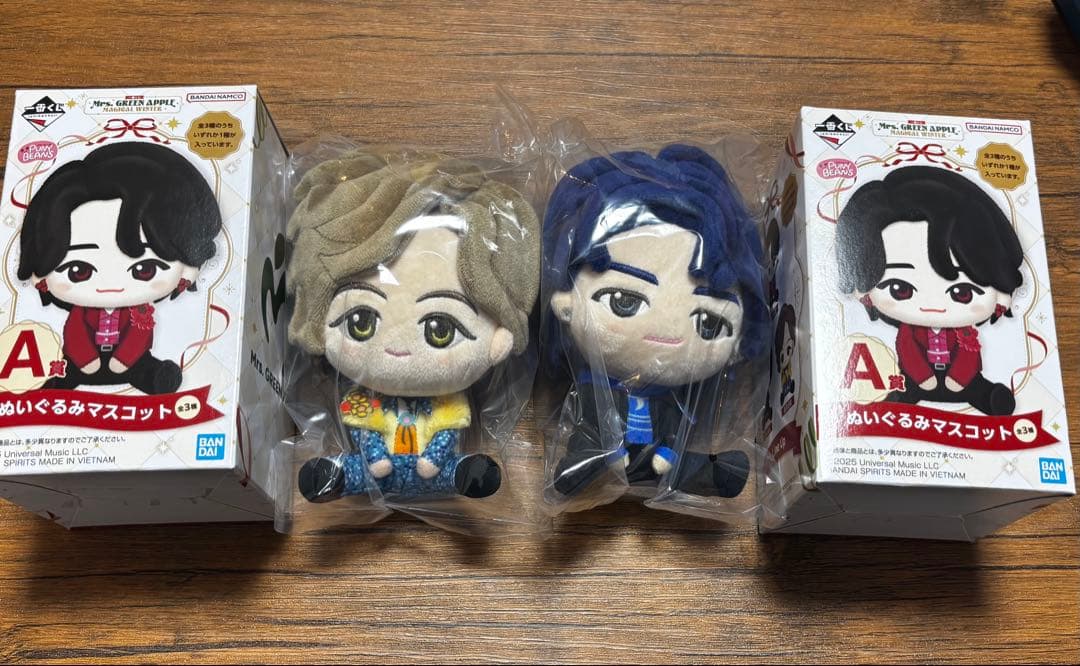 Mrs. GREEN APPLE 一番くじ A賞 若井滉斗 藤澤涼架ぬいぐるみ