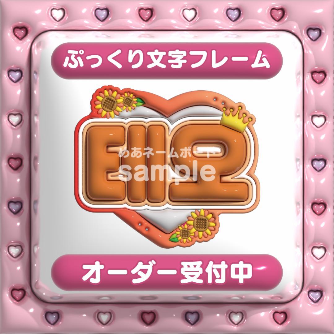 【테오 テオ Teo DKB】フレーム ネームボード オーダー ぷっくり