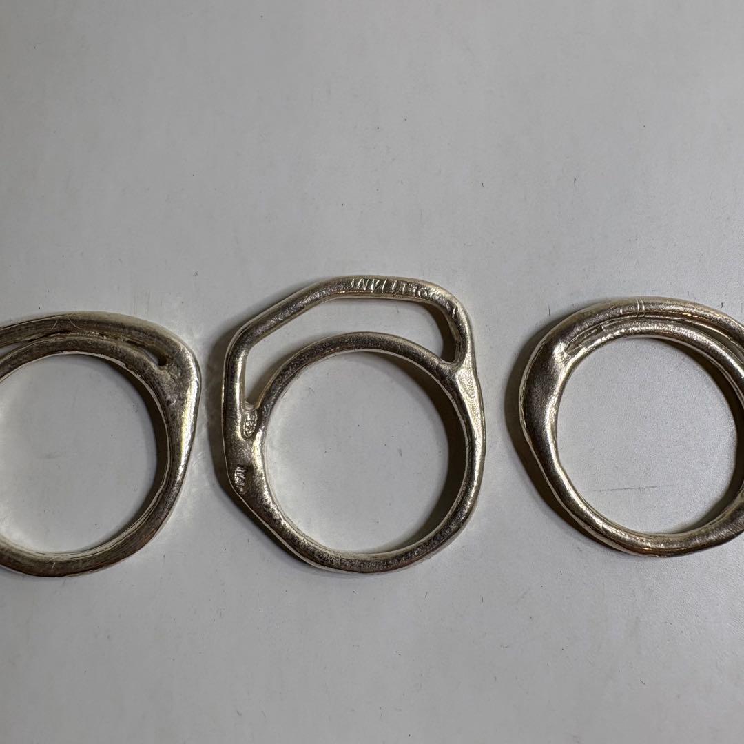 【格安】IOSSELLIANI イオッセリアーニ シルバー925リング 8個