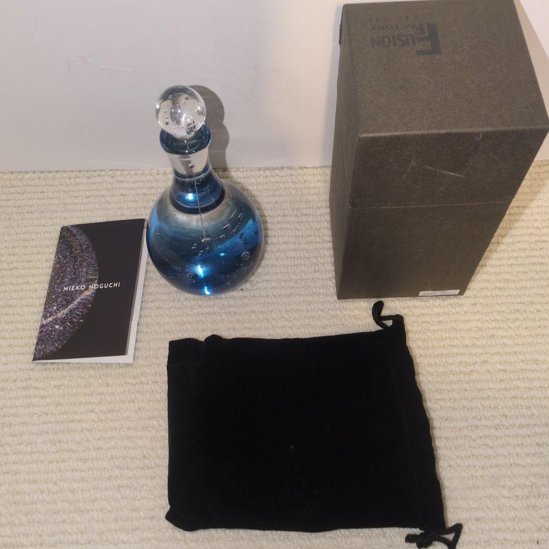 ノグチミエコ　ガラスアート　生命の水　フラスコ　L