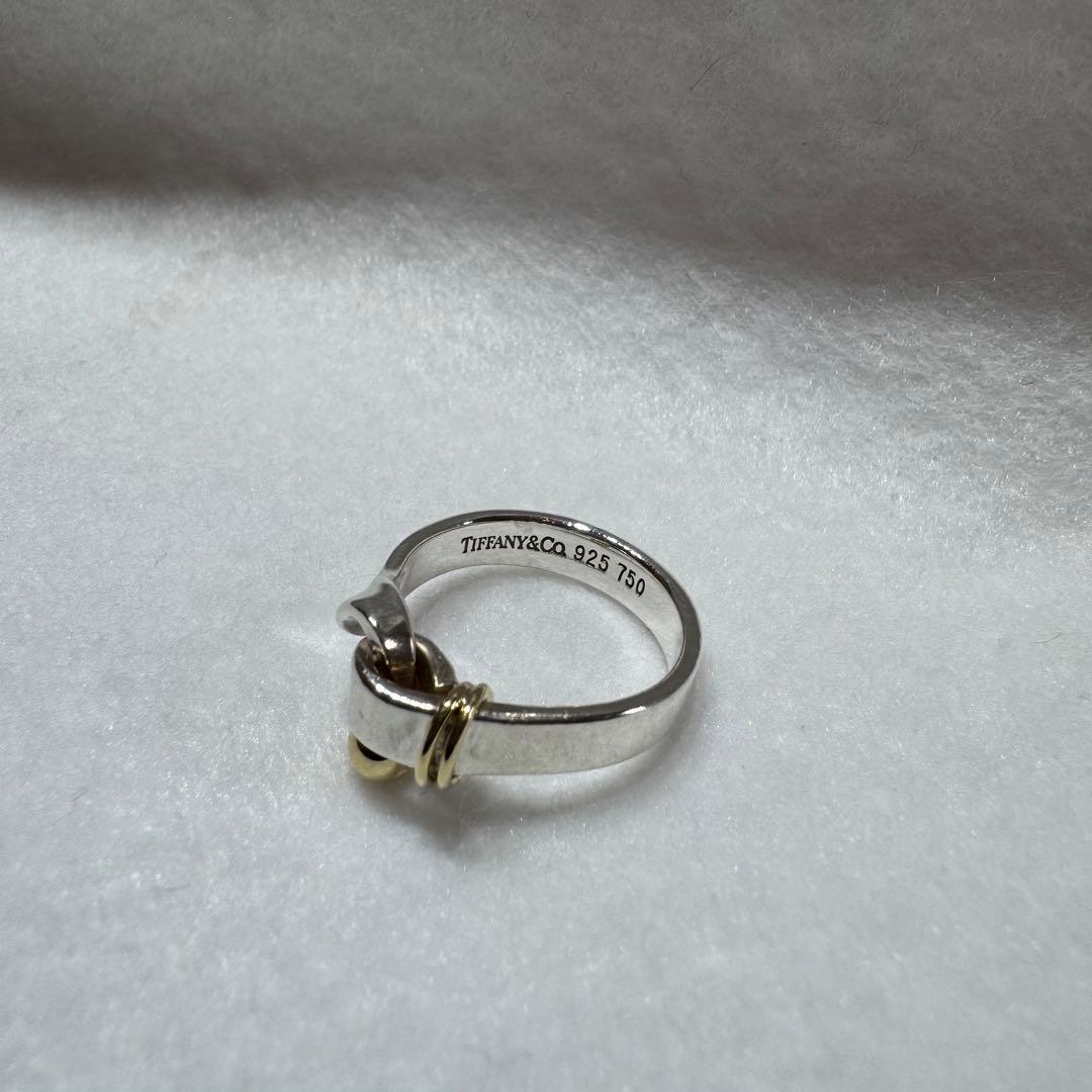 ティファニー フック＆アイ リング 10号 ヴィンテージ