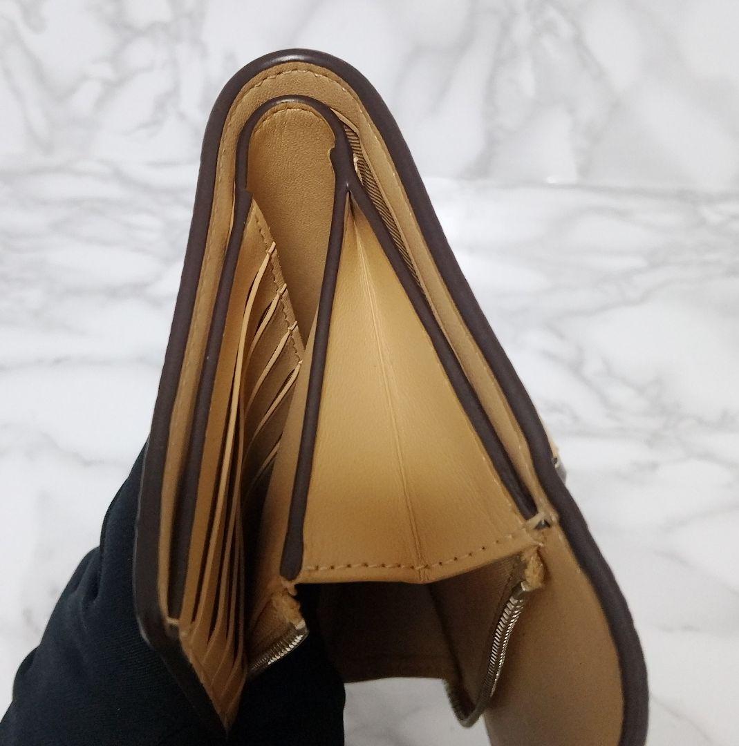 【美品】COACH コーチ エッセンシャルミディアムフラップウォレット