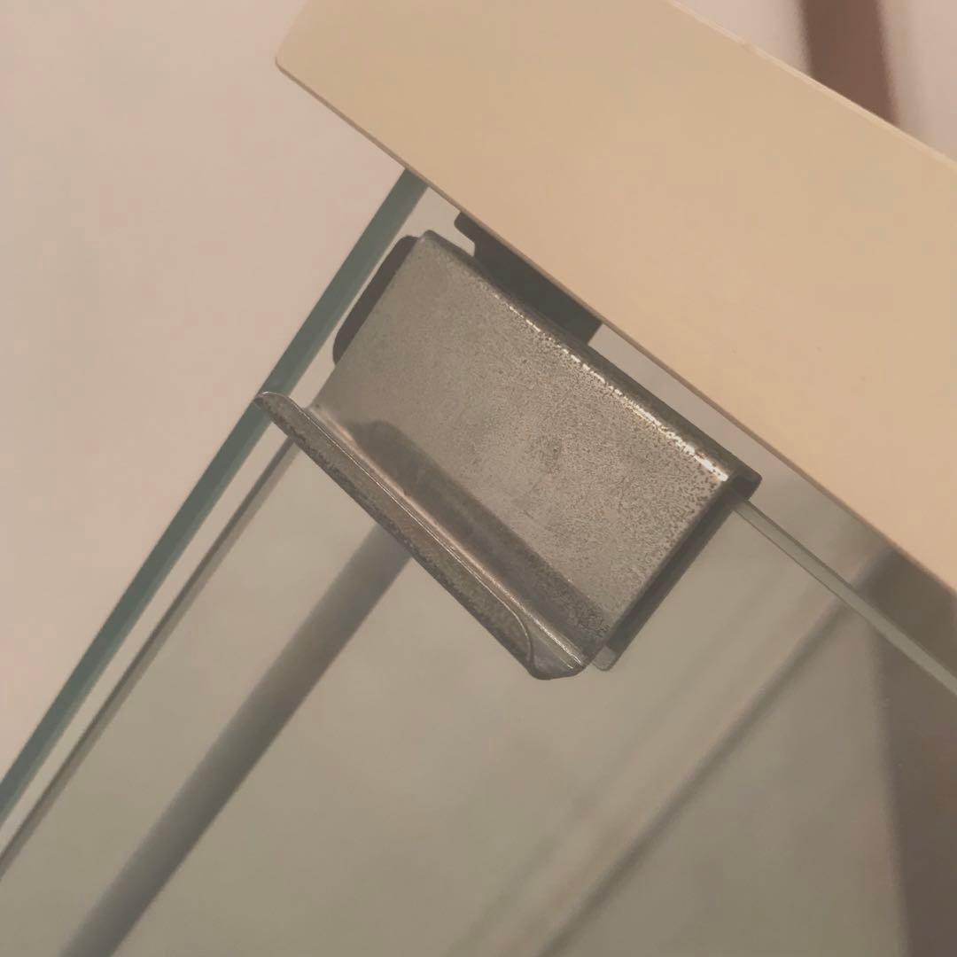 【送料込み1台】IKEA イケア DETOLF デトルフ ガラスケース ホワイト