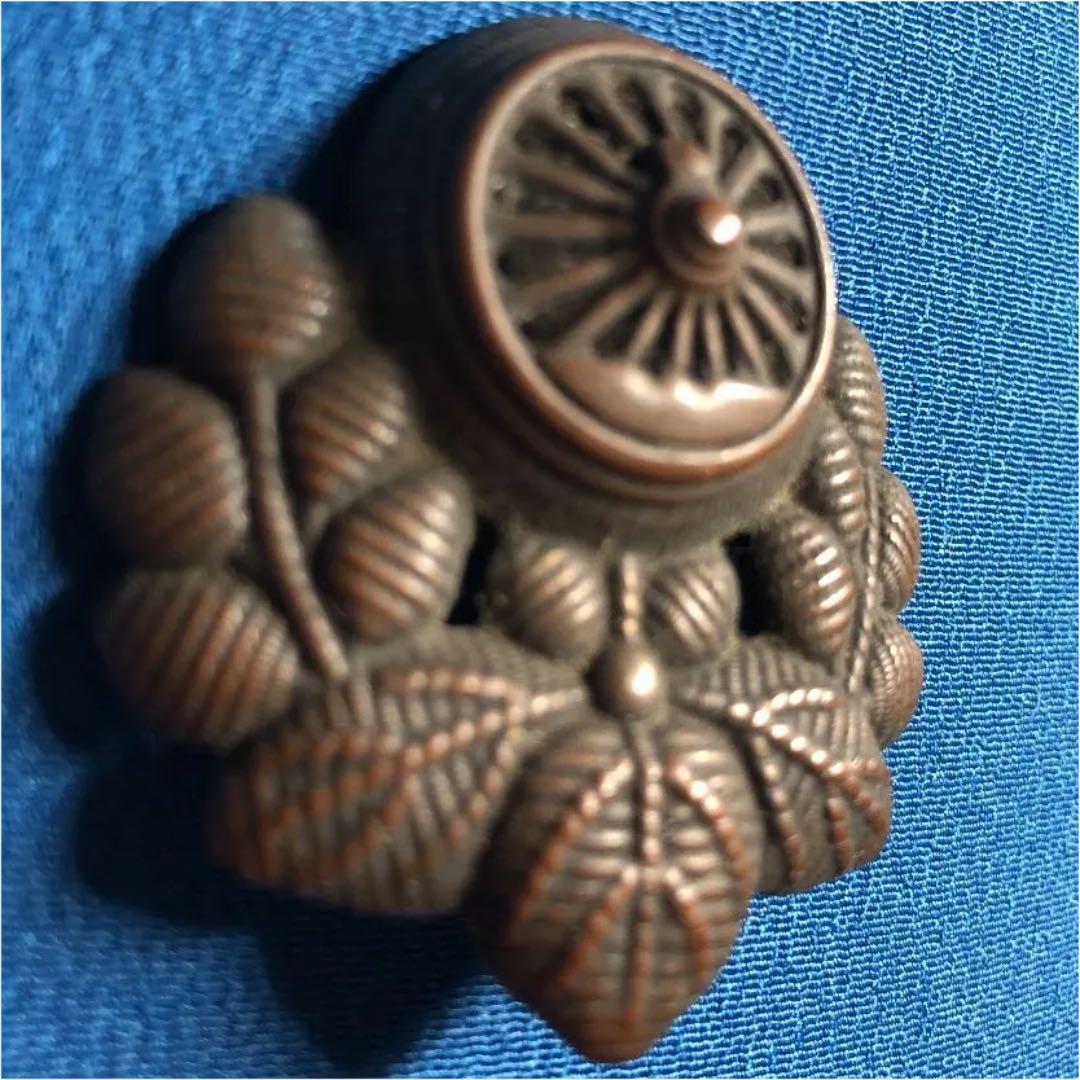 極レア！鉄道省時代の国鉄　戦前の品！制帽の帽章　金属プレス