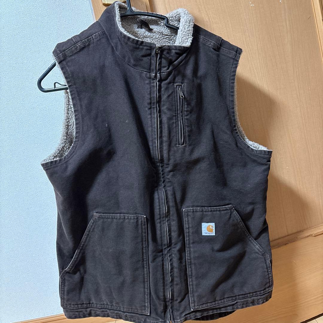 Carhartt ブラウンダックベスト Lサイズ