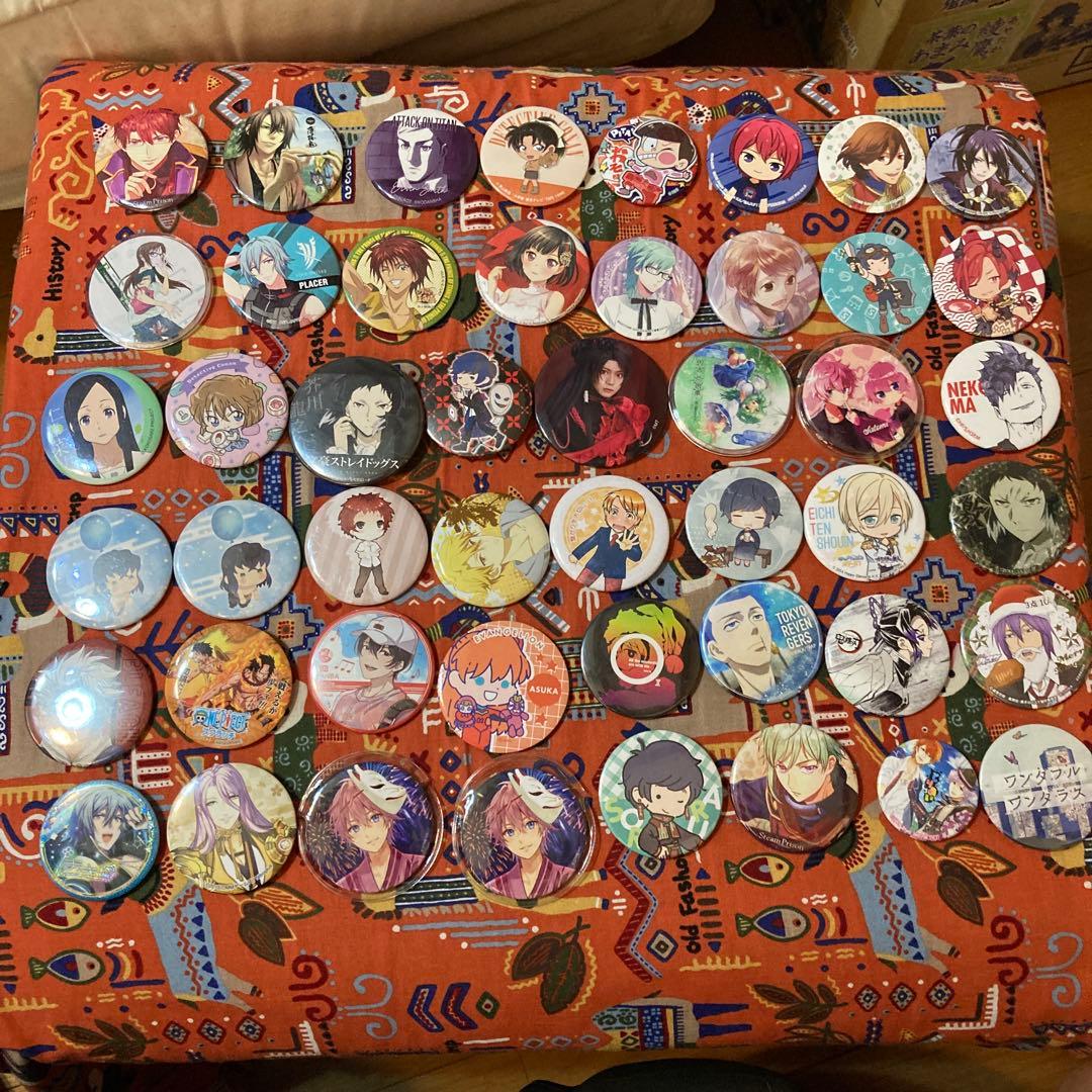 バラ売り可　アニメ　缶バッジ　48点セット