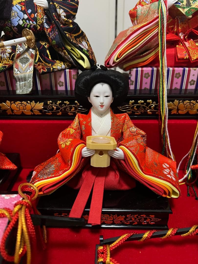 【美品】雛人形　ひな人形　お雛様　吉徳　五人揃
