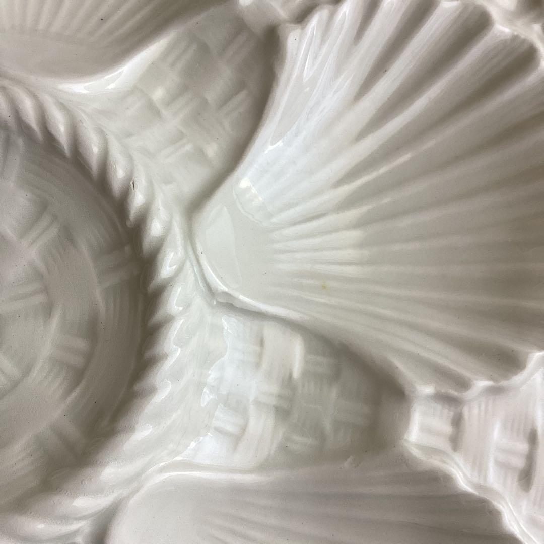 フランスアンティーク ♧ ロンシャン ♧ オイスタープレート24cm x2枚