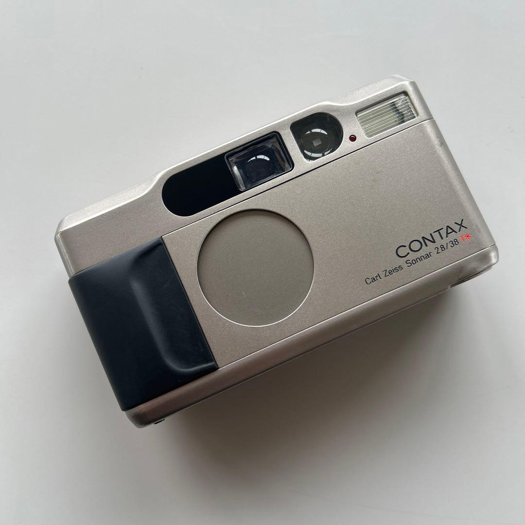 【専用品】CONTAX T2 チタンシルバー フィルムカメラ contaxt2
