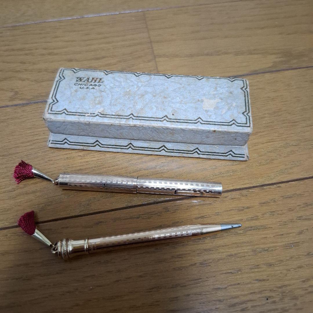 EVER SHARP　エバーシャープ GOLD FILLED 万年筆 ケース付き