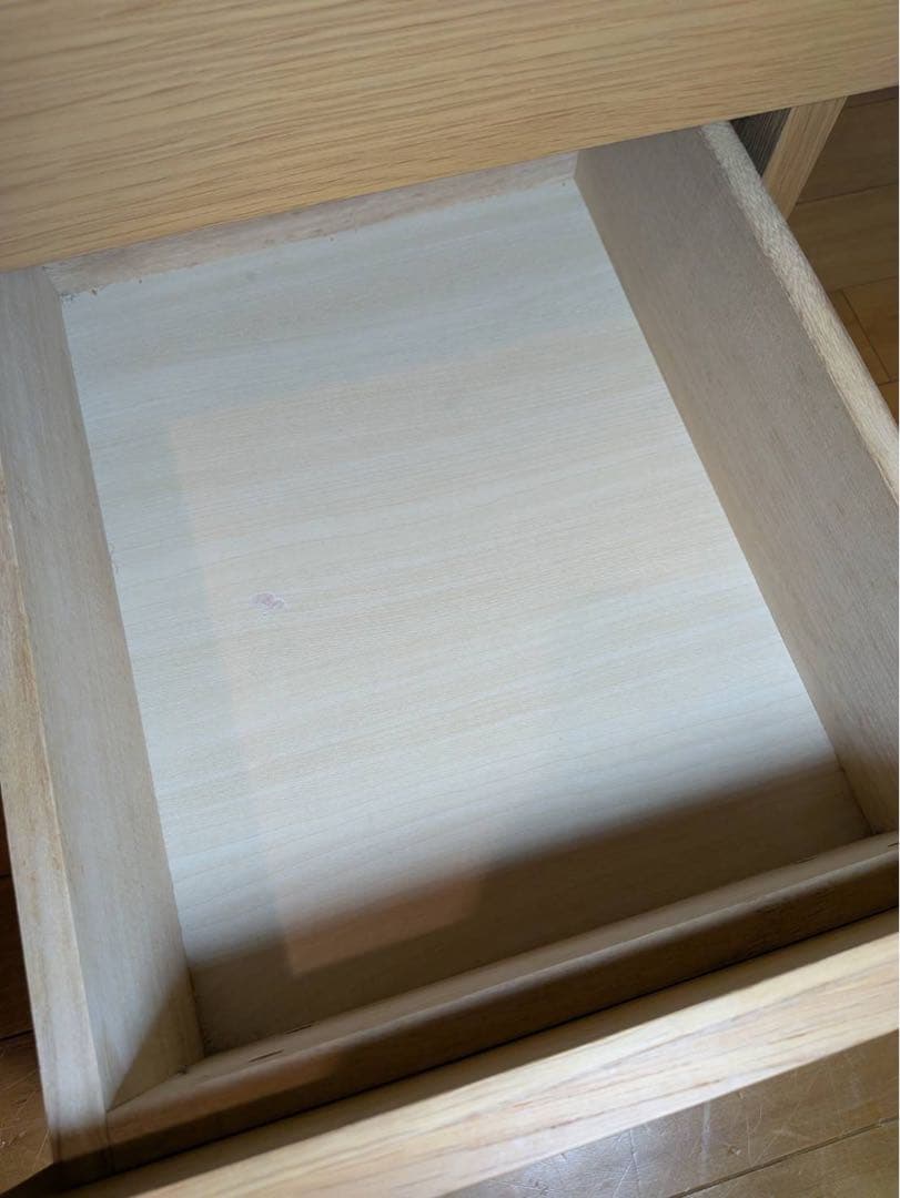 ■送料込■無印良品 木製テレビボード オーク材 収納棚 TV台木製家具 廃盤