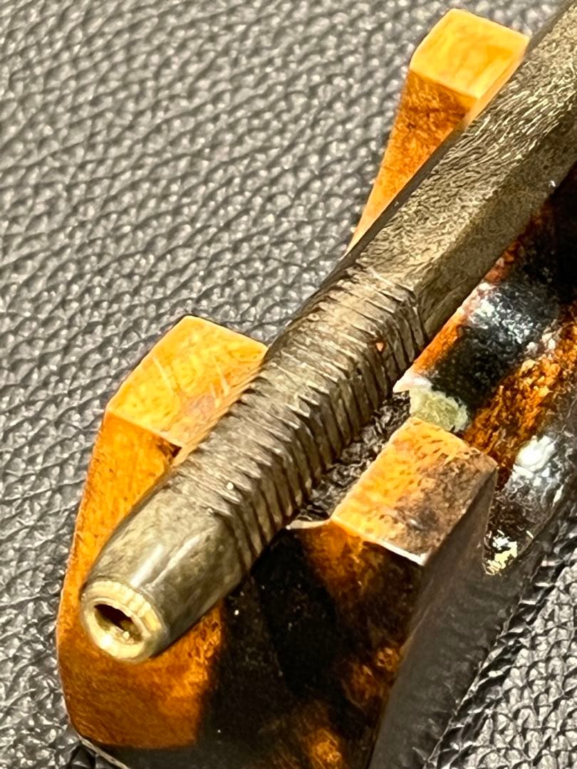 よしえ　スタビメイプル瘤木軸のみ+6角軸+スリット加工