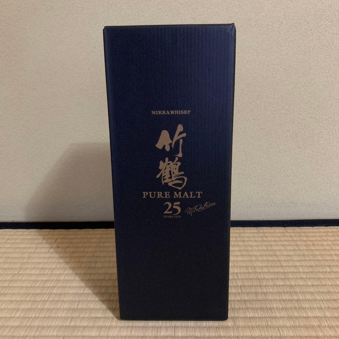 【新品】ニッカウヰスキー 竹鶴25年 ピュアモルト 700ml
