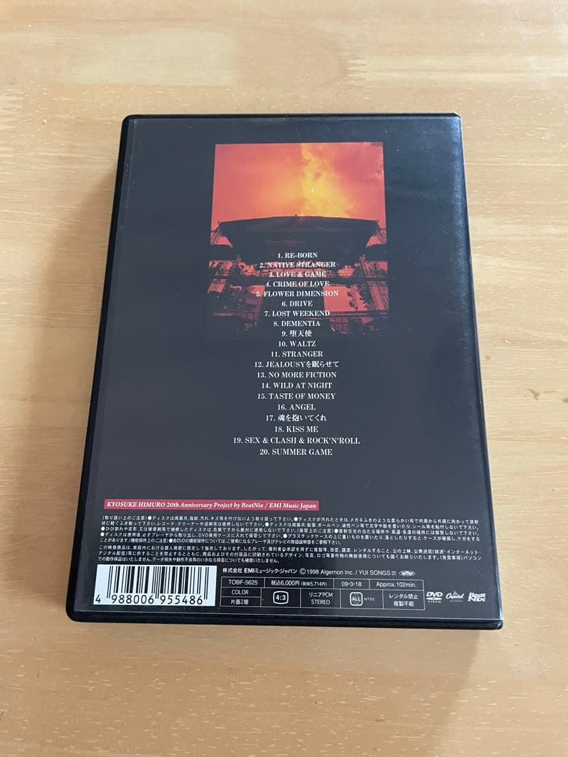 氷室京介 The one night stands tour DVD