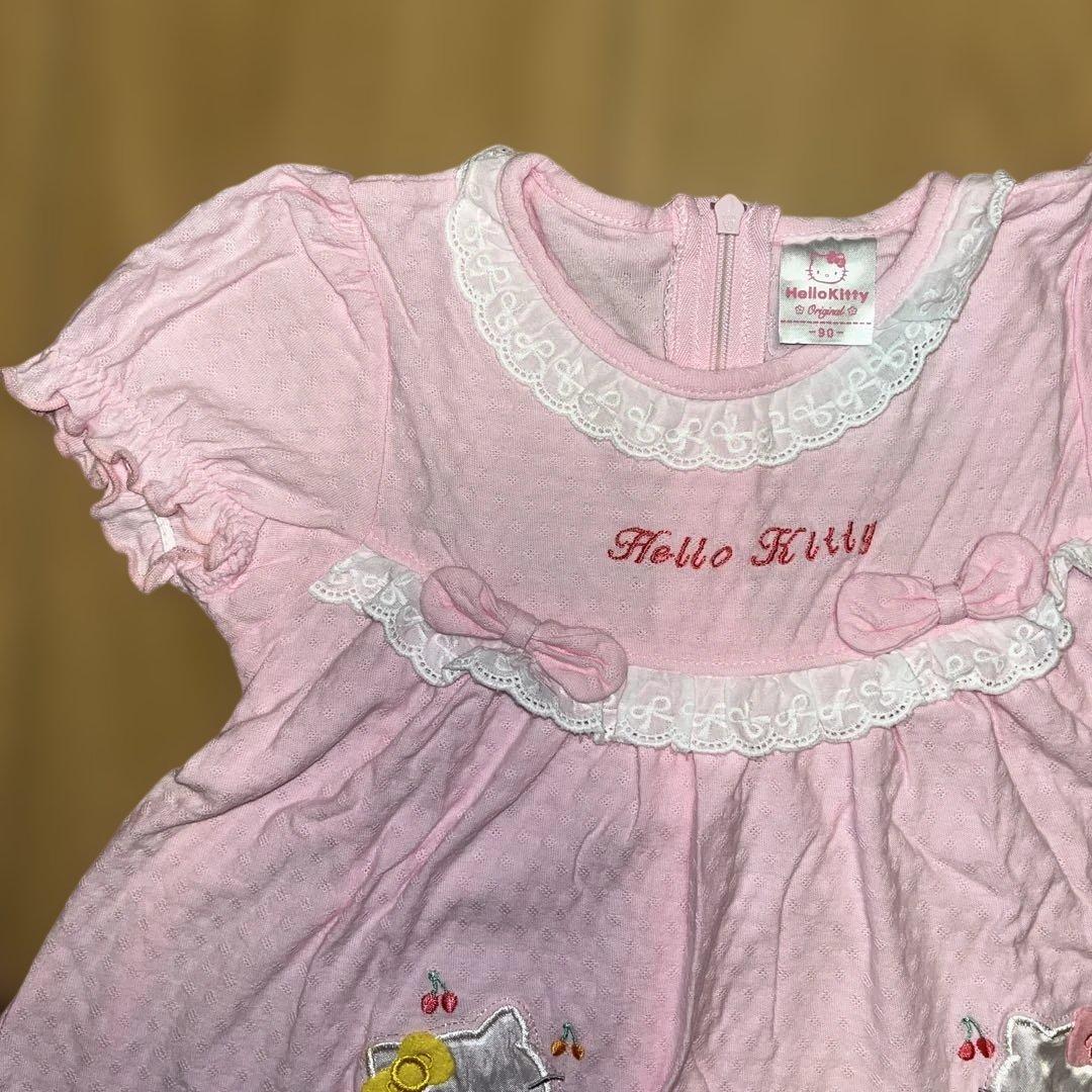 激レア❤️Hello Kitty ピンク フリルセット サイズ90