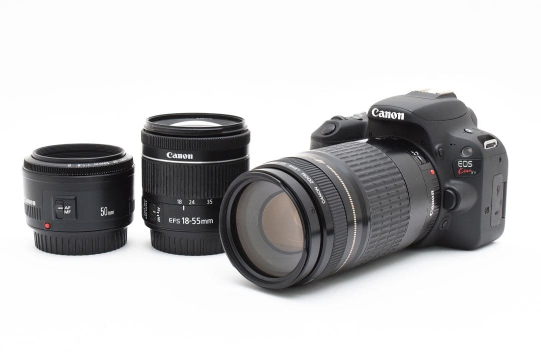 Canon EOS Kiss X9標準&望遠&単焦点トリプルレンズセット