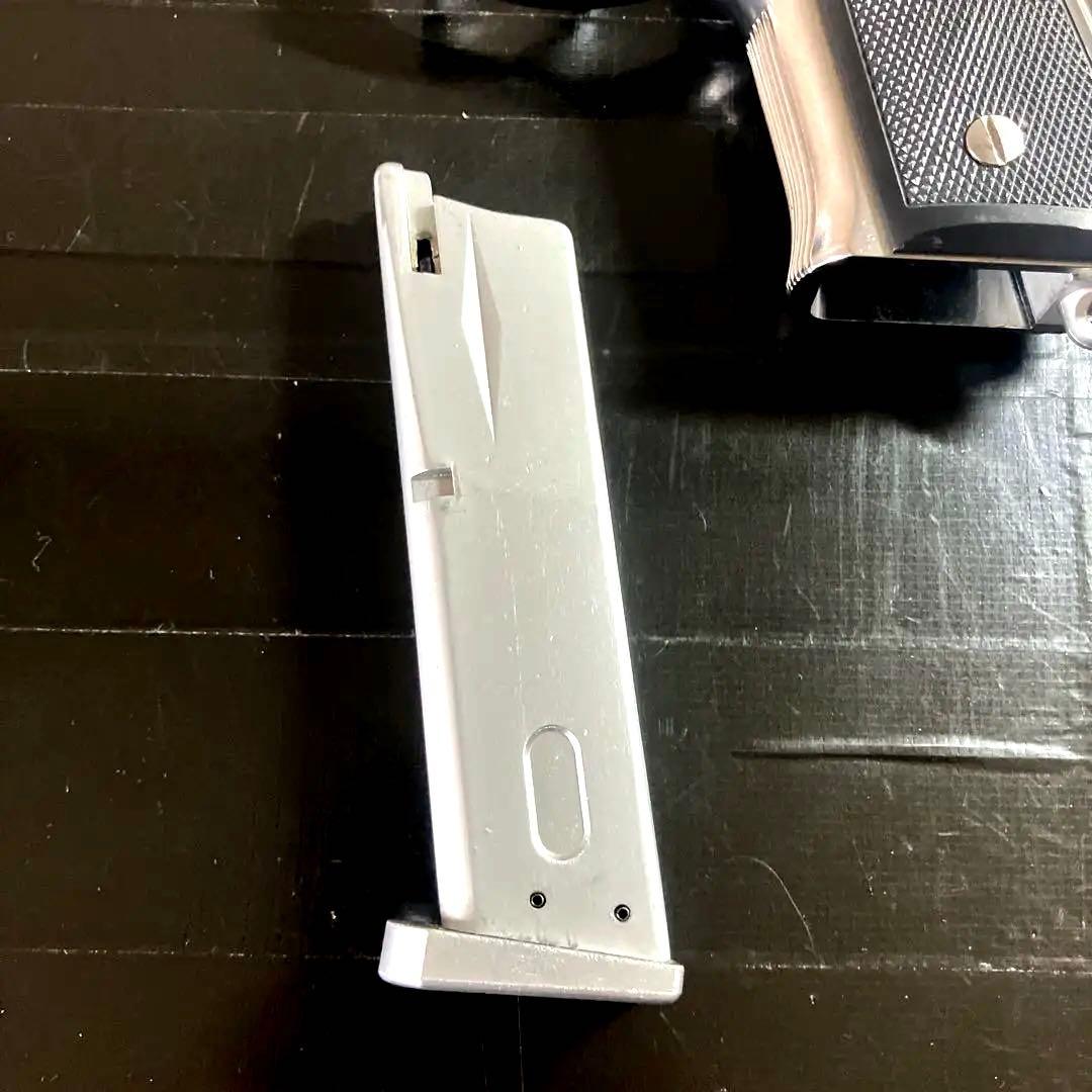 WAベレッタM92FSガスガンアイノックスパーフェクトバージョンABS樹脂美品
