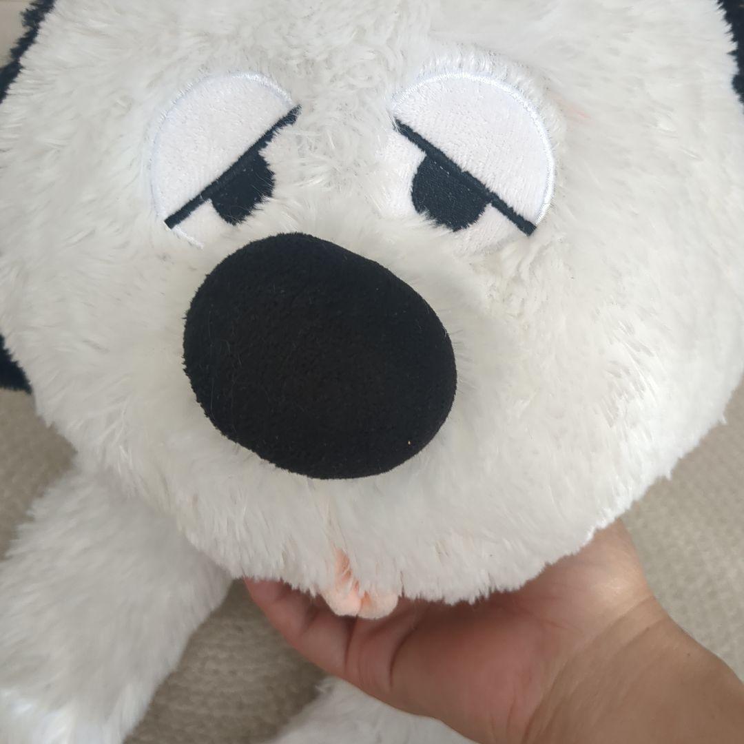 【SNOOPY オラフ】特大サイズ犬のぬいぐるみ 青い帽子付き全長約64cm