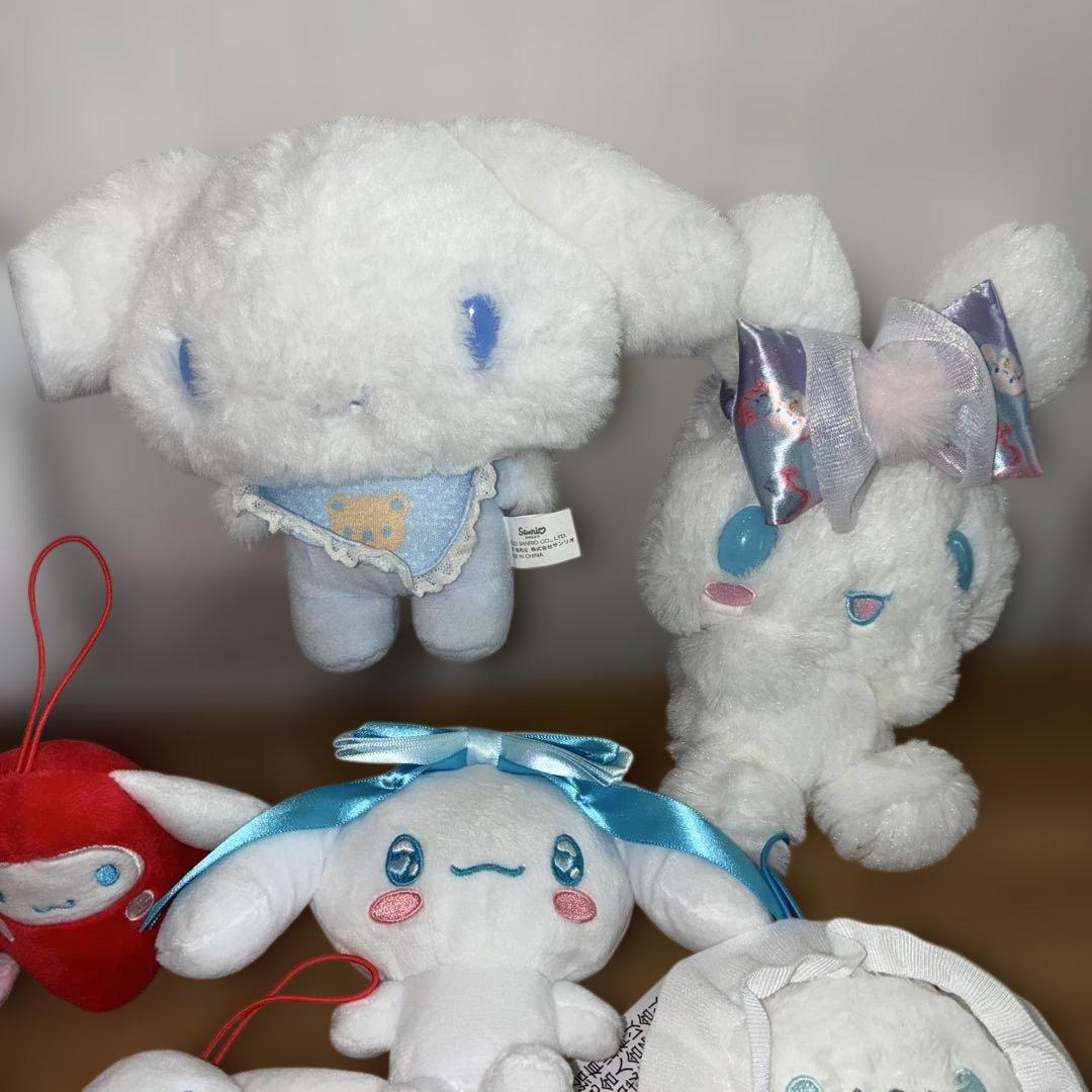 シナモロール不思議の国のぬいぐるみ、お世話セット、グッズ20点セット