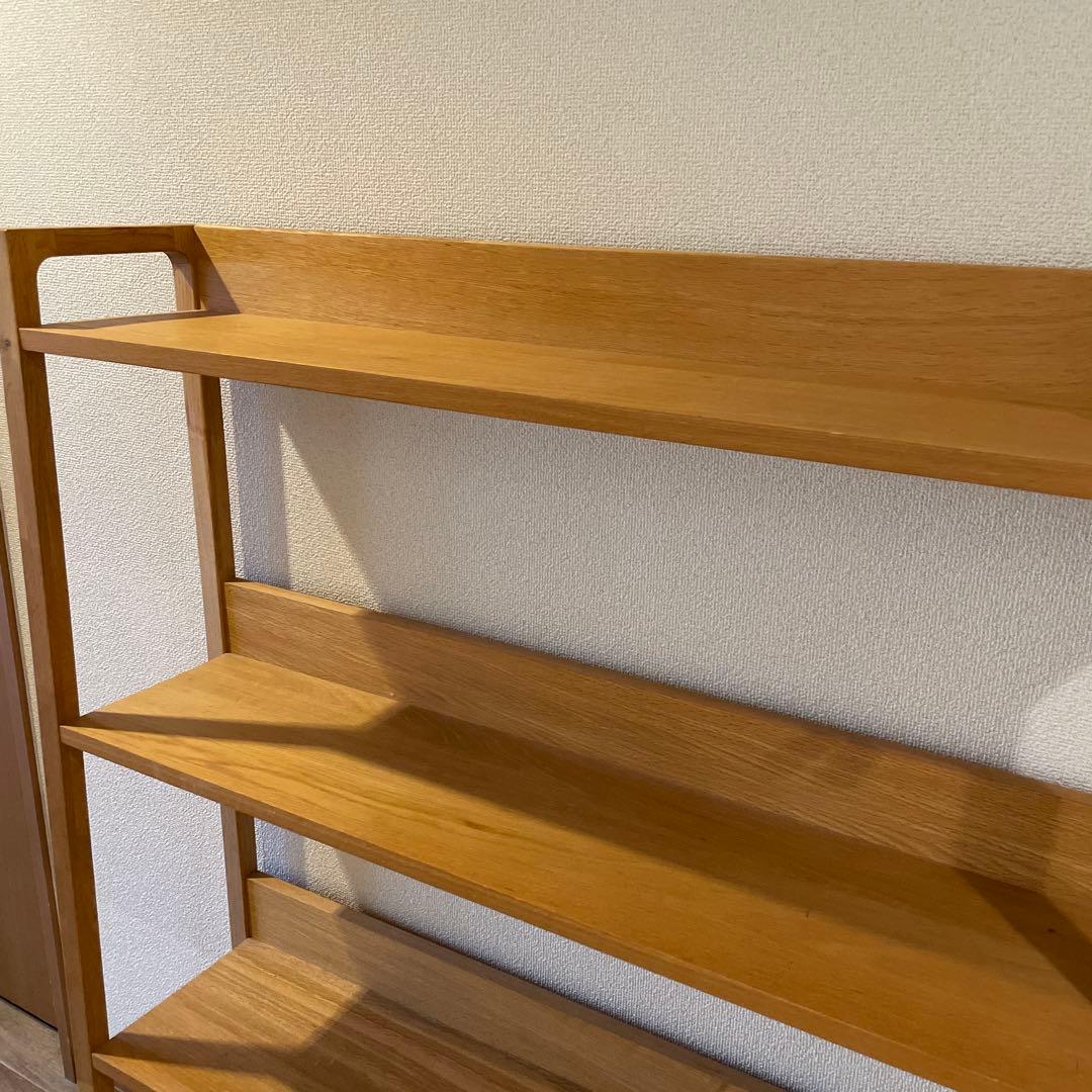 値下げ　木製4段オープンシェルフ