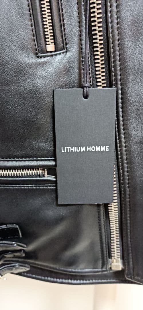 LITHUM HOMME リチウムオム　ラムレザーライダースジャケット