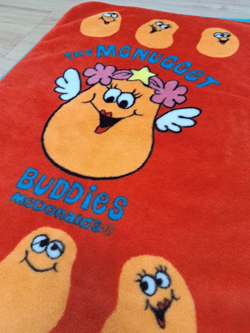 ナゲットバディーズ　マクドナルド　マック　マクド　ブランケット　毛布　レトロ