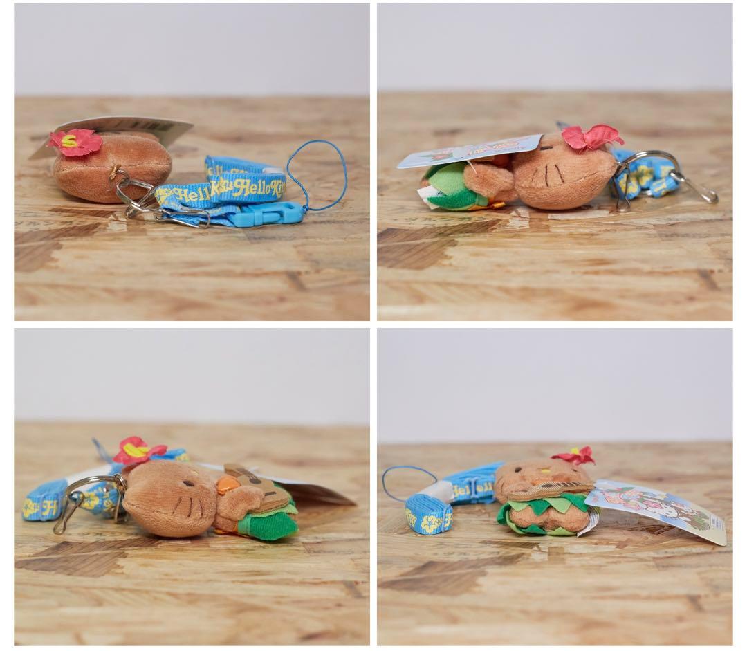 ハワイ限定　日焼けキティ　ぬいぐるみ　ネックストラップ　リングノート　セット