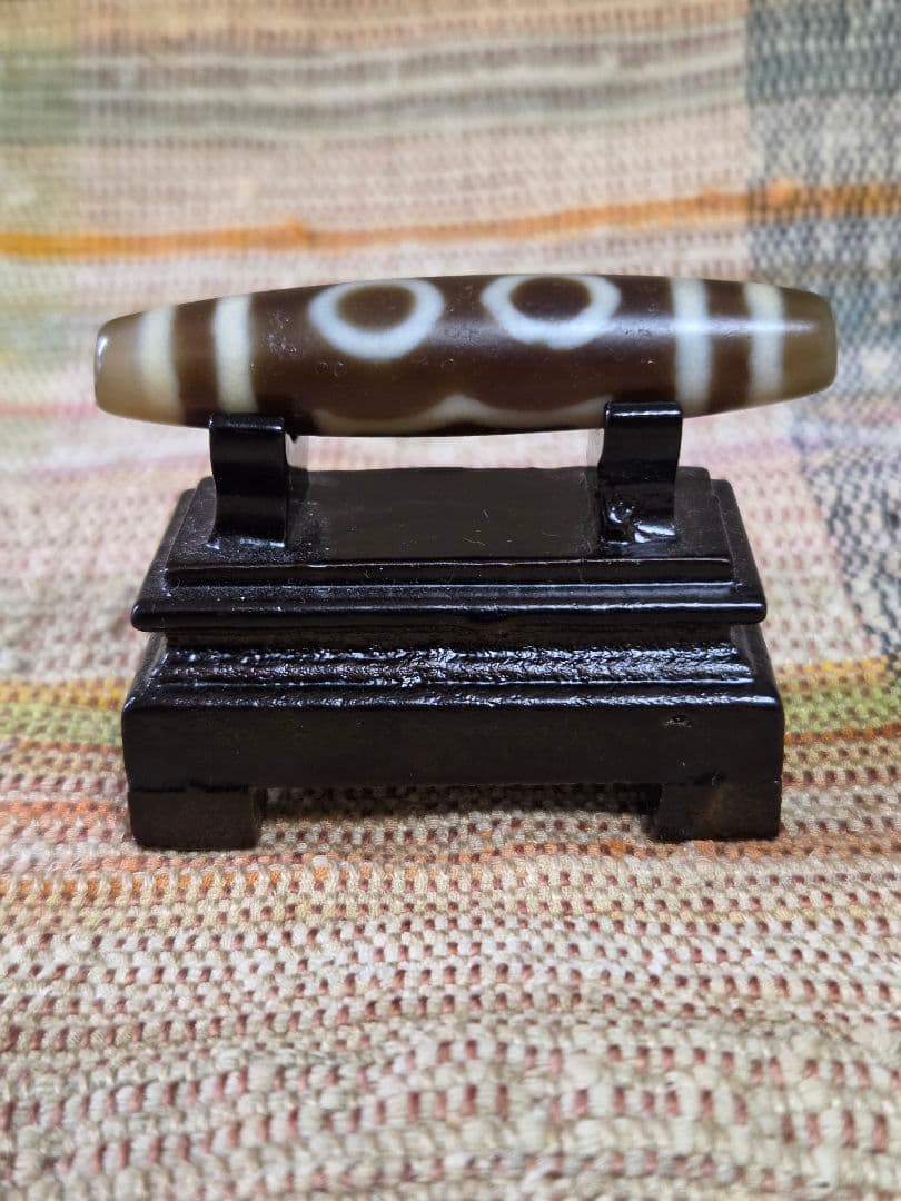 067　天珠　正統派　三眼天珠　dzibeads！