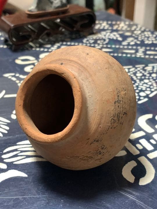 弥生時代　古陶　素焼き　甕　古壺の土器