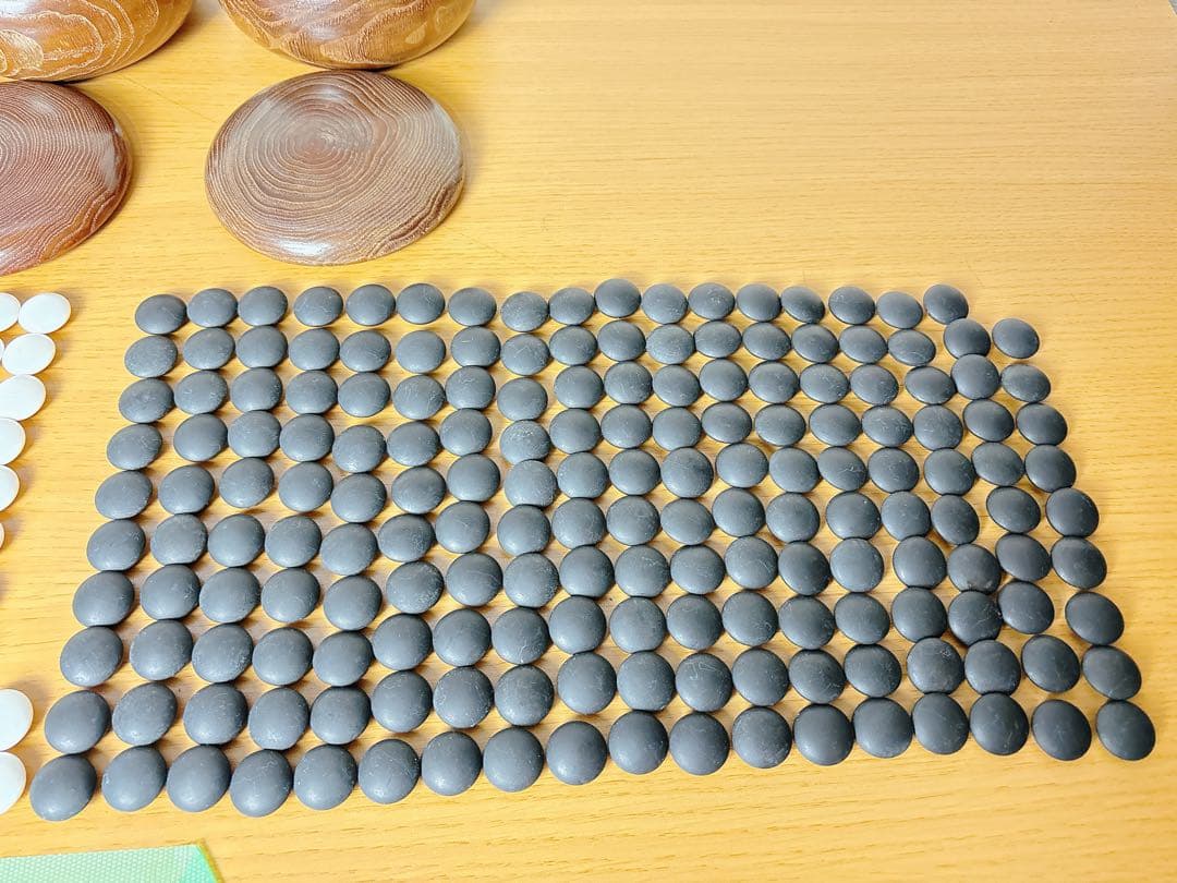 本蛤　雪印　囲碁石 木製 35号　9.9mm 最高級