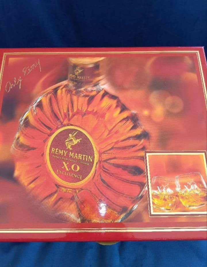 レミーマルタン　XO　エクセレンス　コニャック　グラス2点付き　古酒　ブランデー