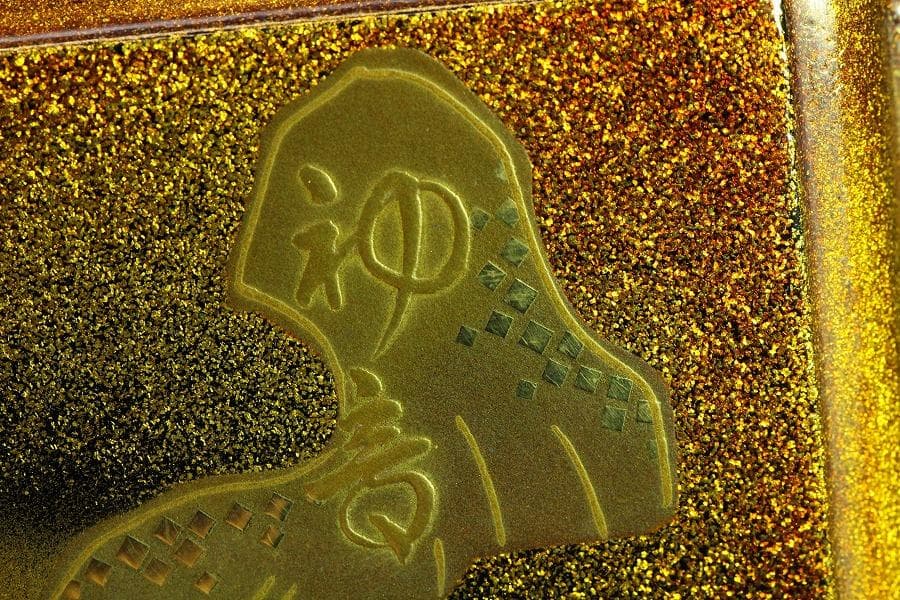 名品 輪島塗 初音蒔絵 香炉 純銀 火屋 美品(Ｋ-YC574)