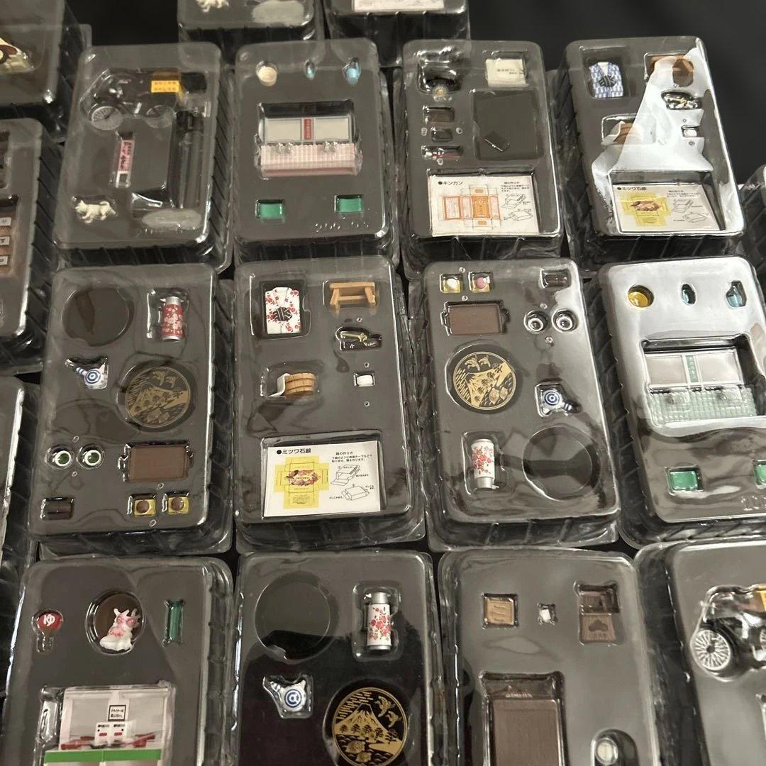 昭和おもひで銭湯 他 ミニチュアフィギュアセットカタログ入れて20点