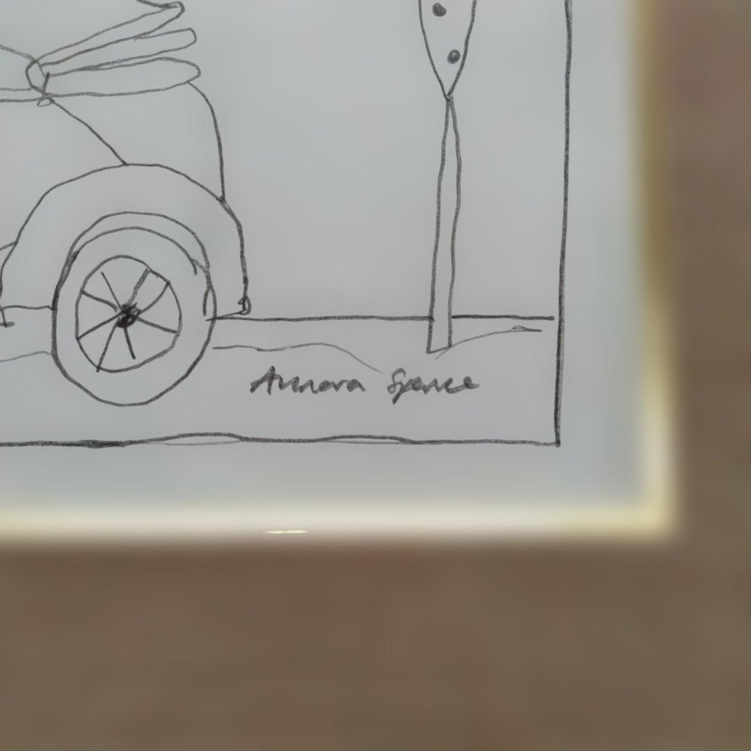 大幅値引きアノラ·スペンス　ドローイング[ミュージシャン·イン·ア·カー]