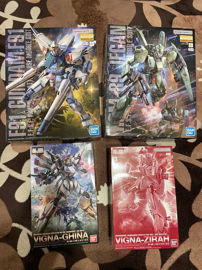 ガンプラ機動戦士ガンダムF91セット　F91 ジェガン　ビギナギナ　ビギナゼナ