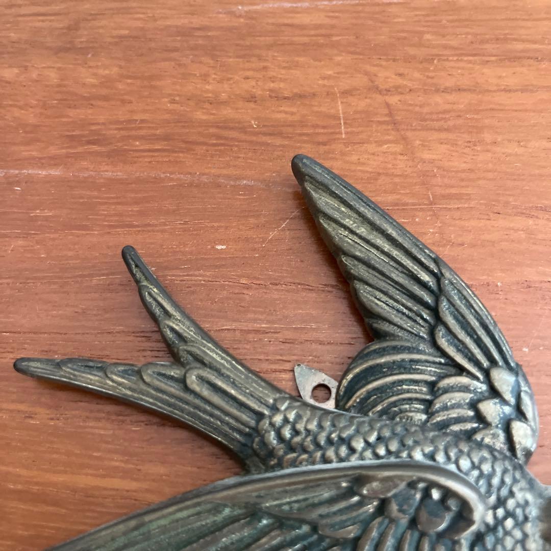 レア✨　アンティーク　真鍮　幸せを呼ぶツバメ　燕