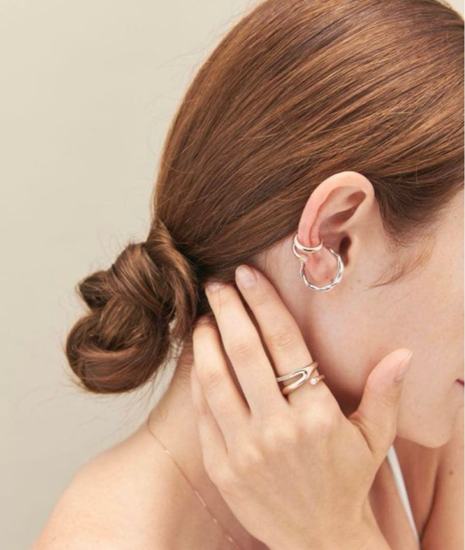 パール＆ビジュー リングカフ/ピークカフ セット　ete