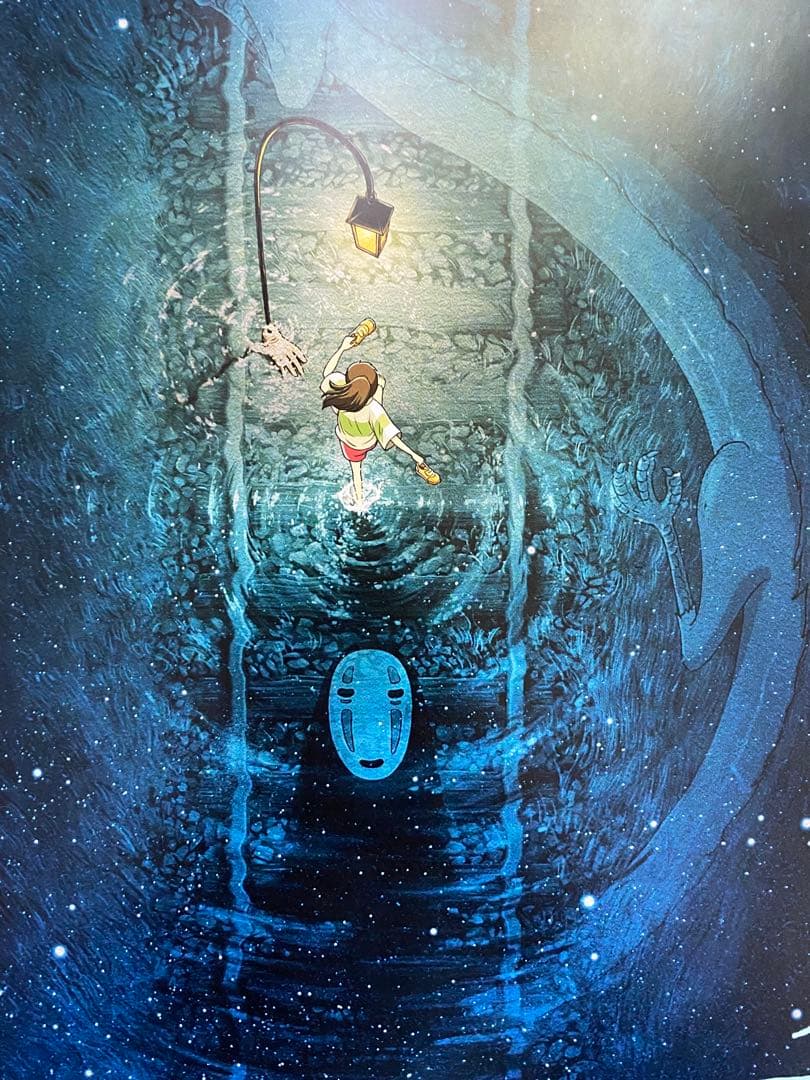 【激レア】ジブリ　千と千尋の神隠し　中国版B ポスター　宮崎駿　②