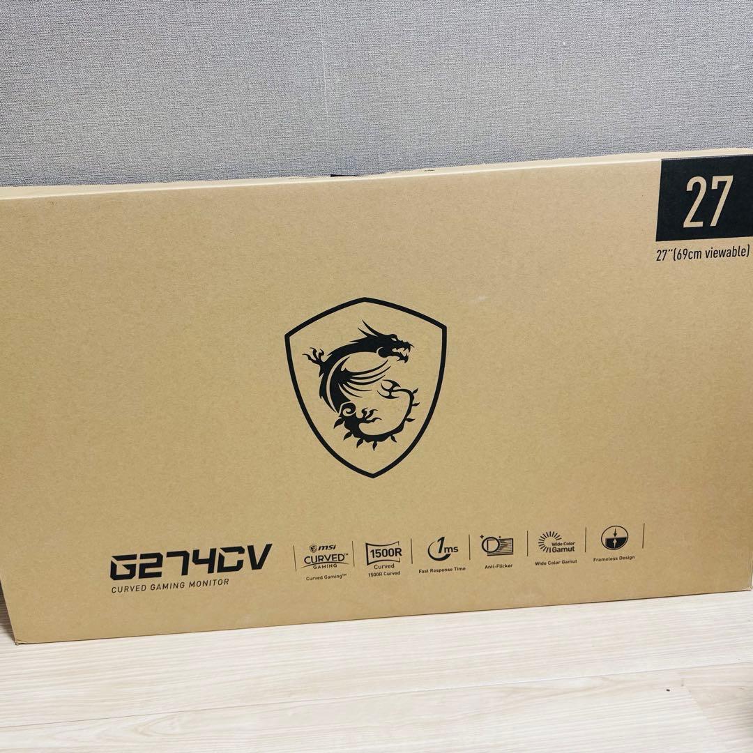 MSI（エムエスアイ） 湾曲パネル搭載ゲーミングモニター G274CV