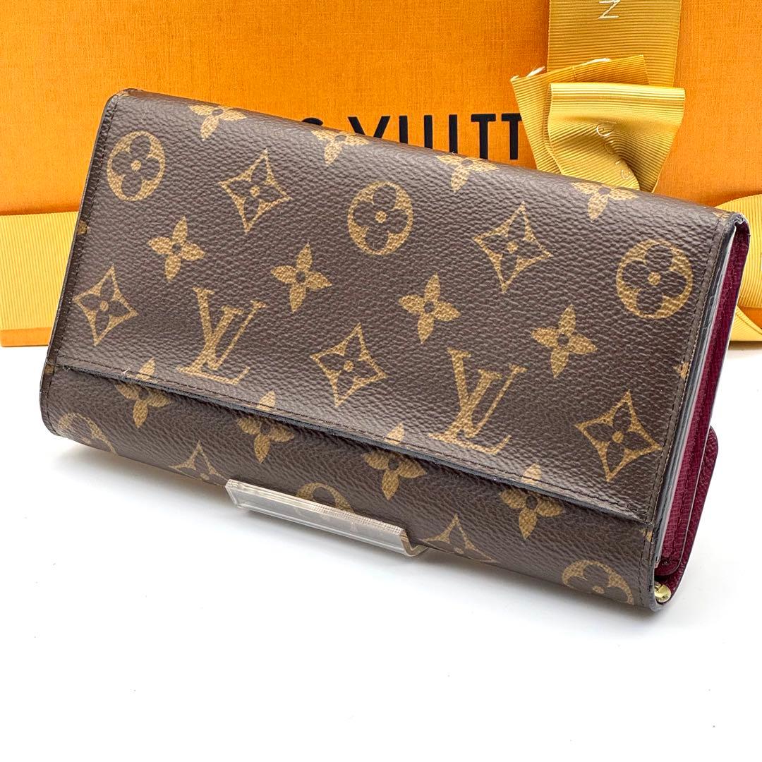 【新型美品】 ルイヴィトン モノグラム ポルトフォイユ サラ 長財布