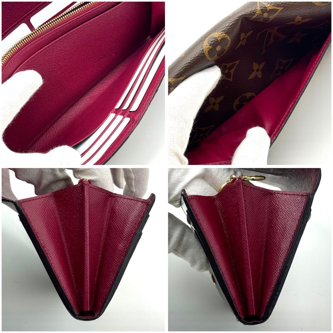 【新型美品】 ルイヴィトン モノグラム ポルトフォイユ サラ 長財布