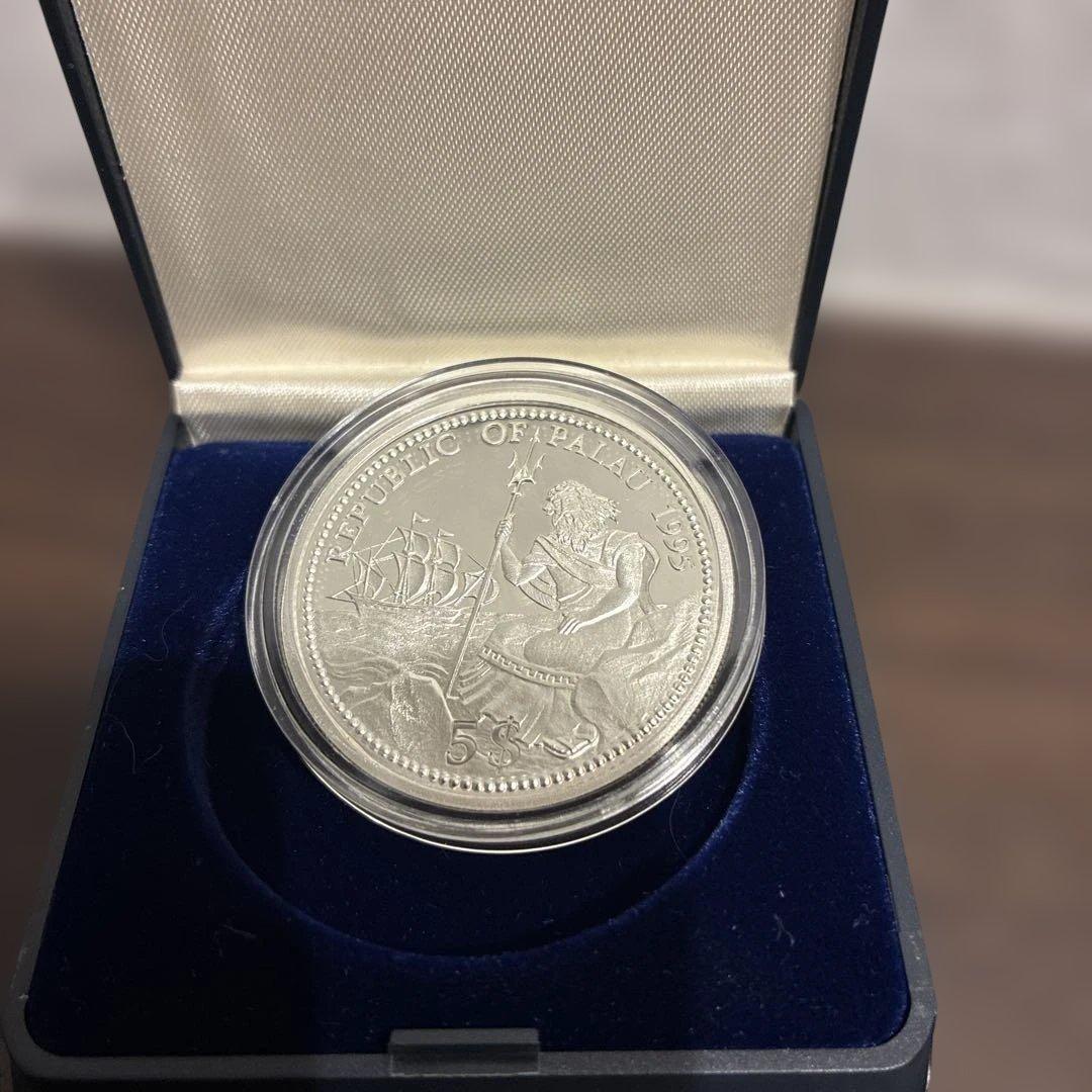 REPUBLIC OF PALAU  ケース付き 5$ タツノオトシゴ