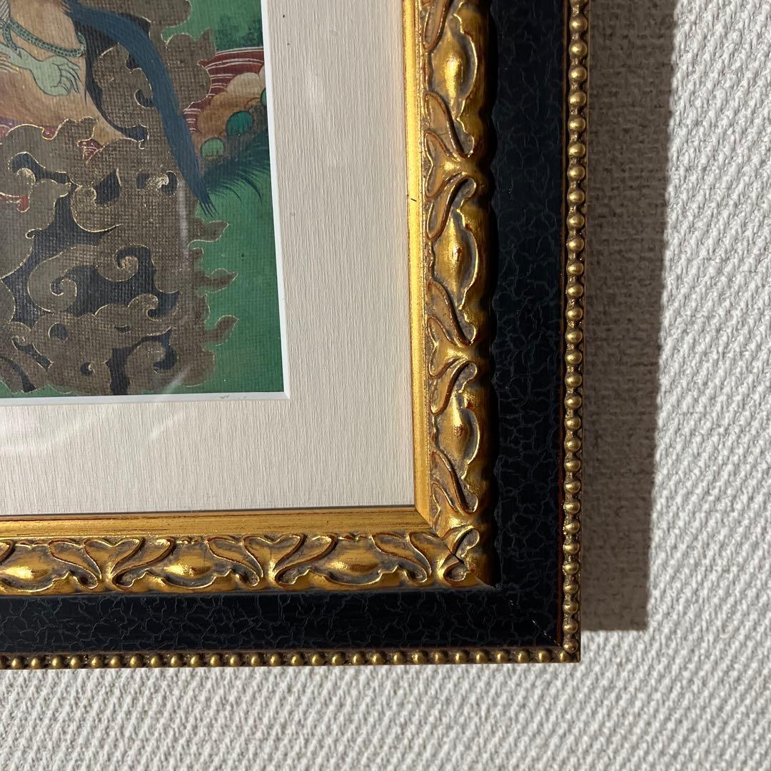 観音菩薩 金箔 絵画 73cm x 106cm（額サイズ）