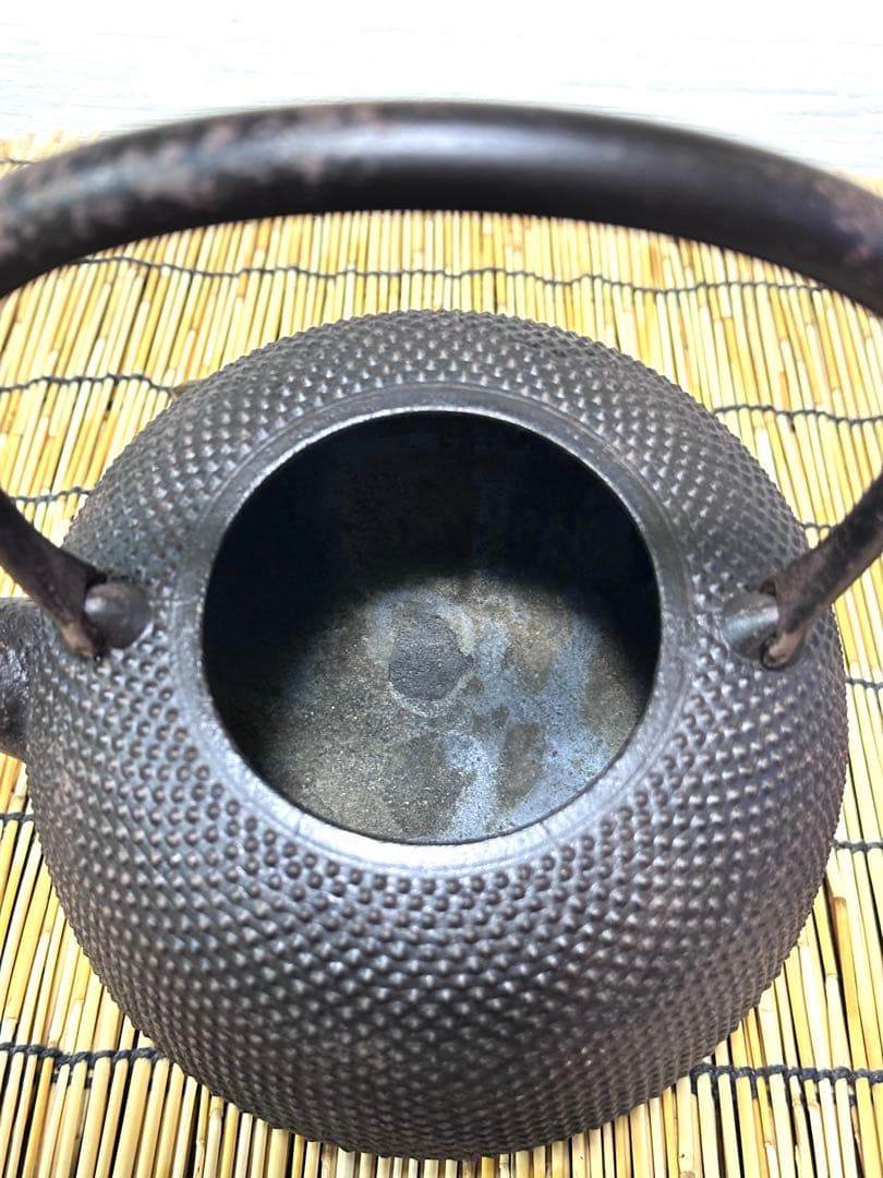 未使用品　南部照光堂名人心斎造　１３型　棗型アラレ　きなこ様　売約済み