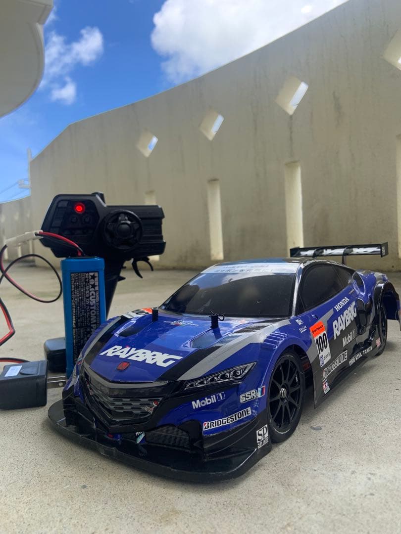 タミヤ 1/10 電動RCカーシリーズ No.599 RAYBRIG NSX