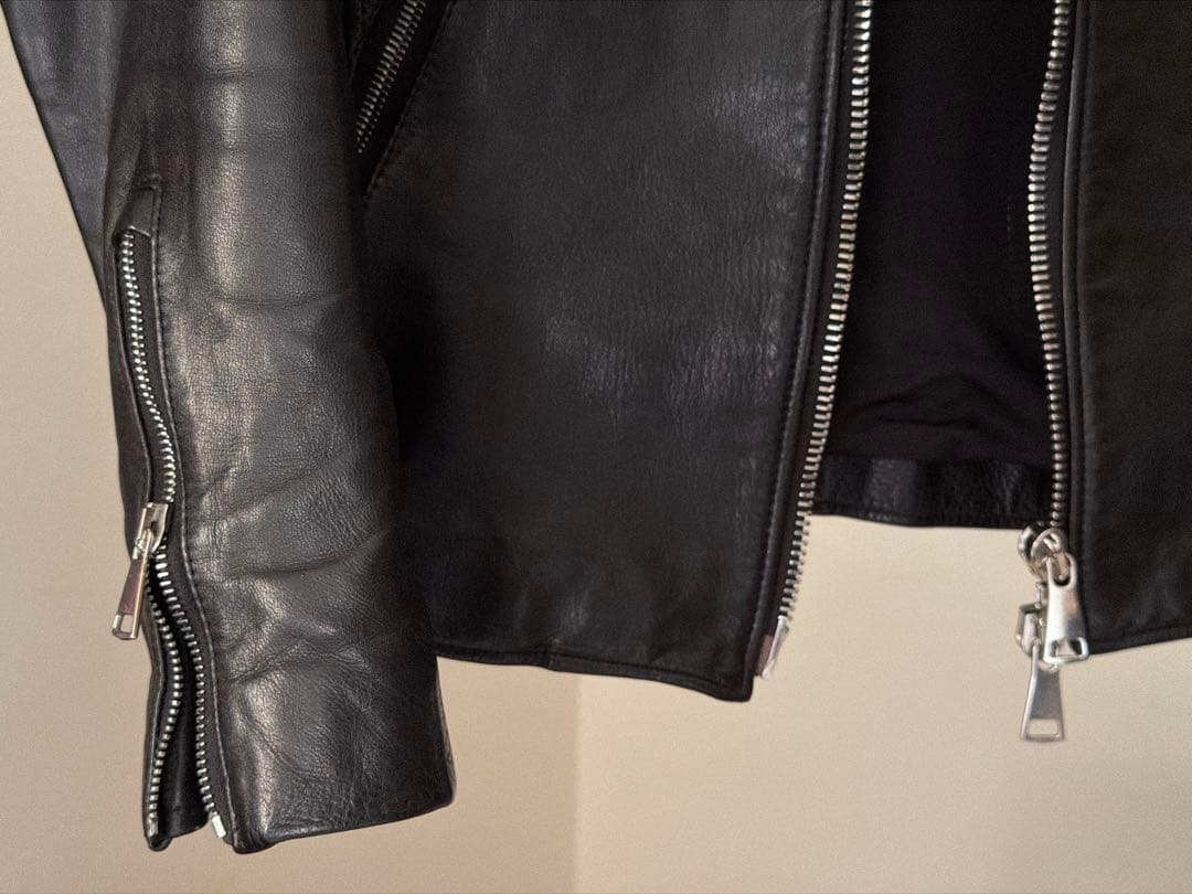 Wjk レザー シングルライダースジャケット