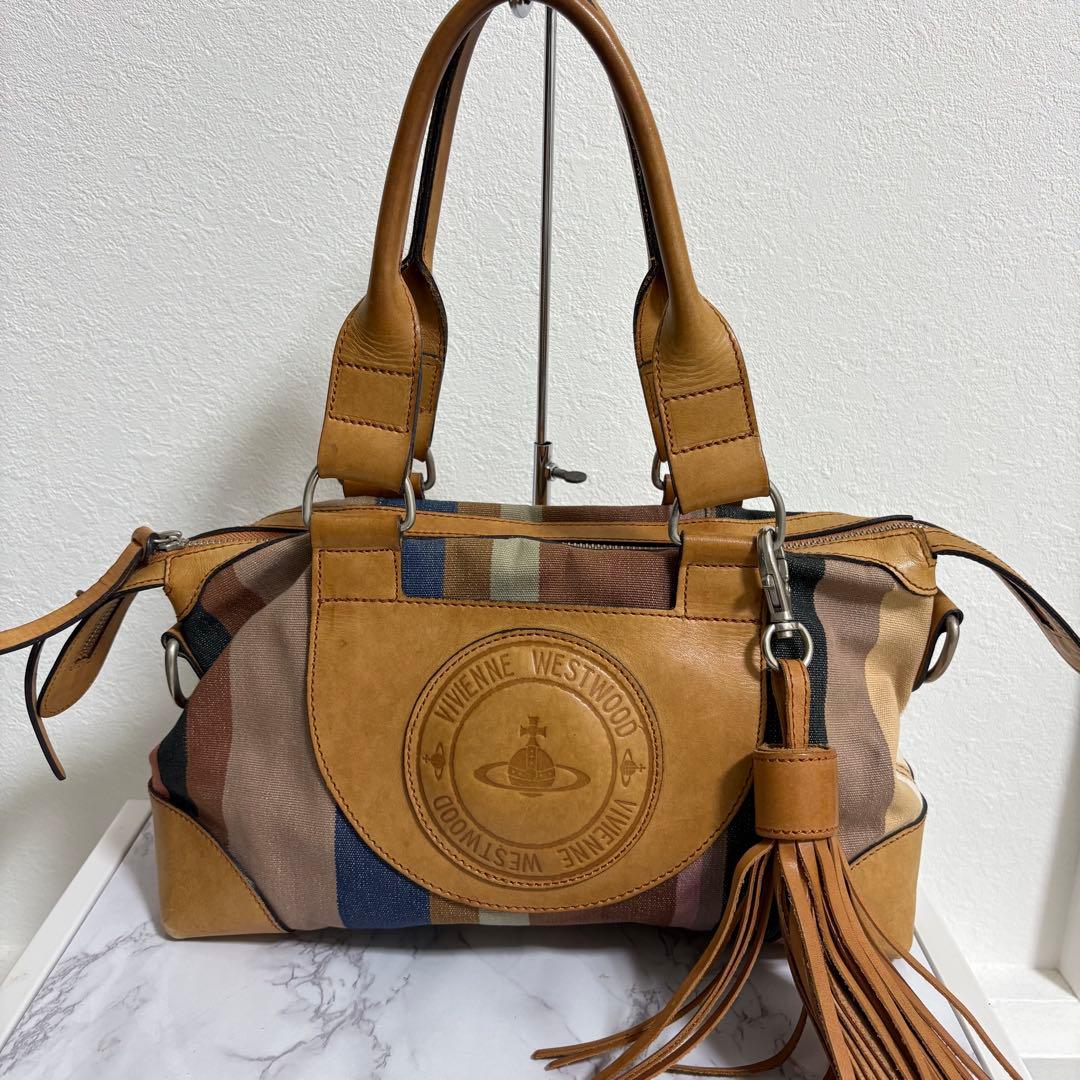 Y2K vivienne westwood 肩掛け ミニボストンバッグ オーブ