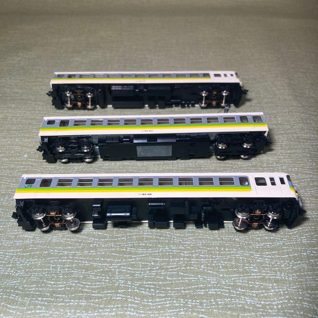 TOMIX 165系ムーンライト色M車入3両セット(ジャンク)