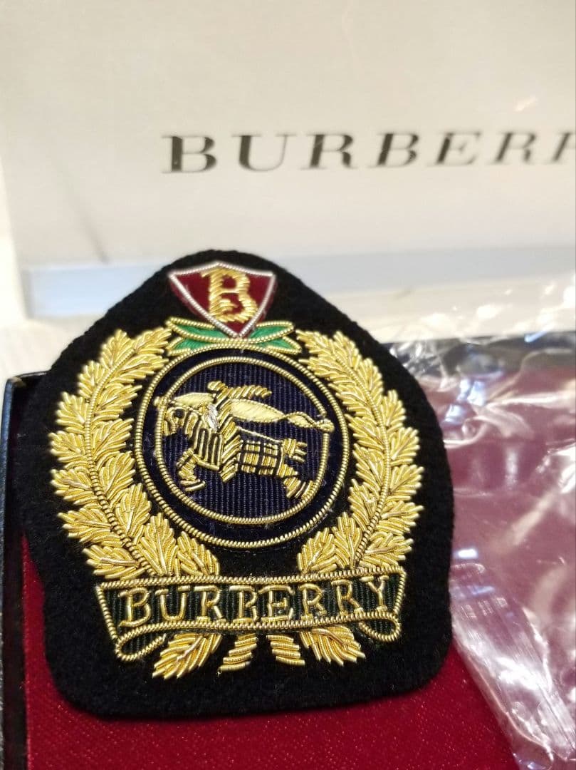 バーバリーエンブレム 新品未使用 美品 ホースマーク 刺繍150 160 大人S