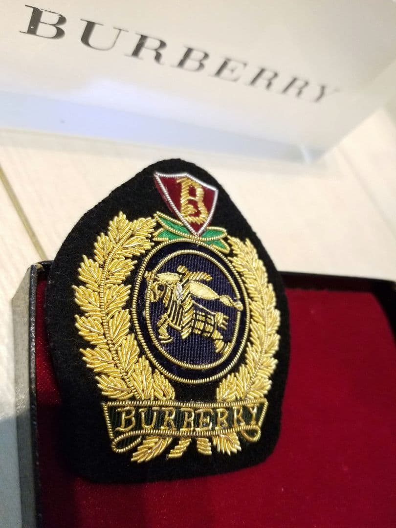 バーバリーエンブレム 新品未使用 美品 ホースマーク 刺繍150 160 大人S